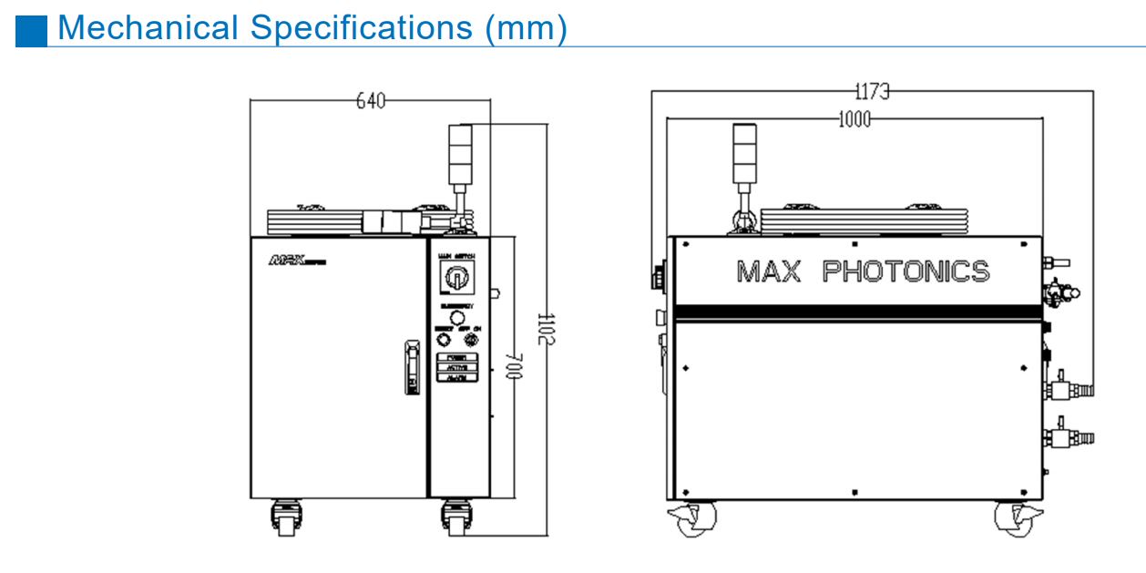 Unice MFSC-5000W 5000W High Power Single Module CW Fiber Laser